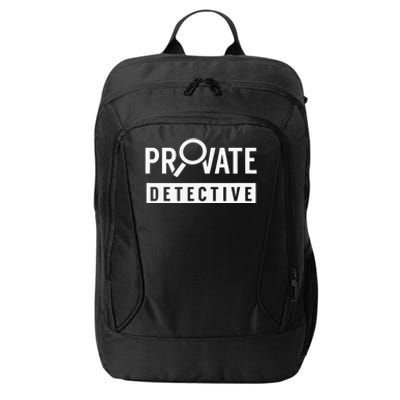 Private Detective Team Spy Investigator Observation City Backpack