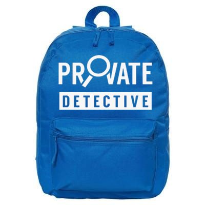 Private Detective Team Spy Investigator Observation 16 in Basic Backpack