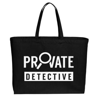 Private Detective Team Spy Investigator Observation Cotton Canvas Jumbo Tote