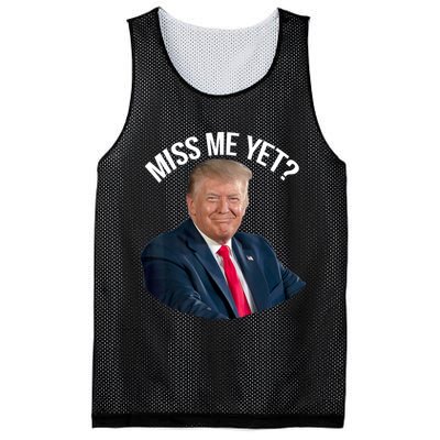 President Donald Trump Miss Me Yet Funny Political 2024 Mesh Reversible Basketball Jersey Tank
