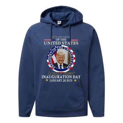 President Donald Trump Inauguration Day 2025 Performance Fleece Hoodie