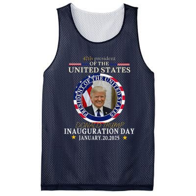 President Donald Trump Inauguration Day 2025 Mesh Reversible Basketball Jersey Tank