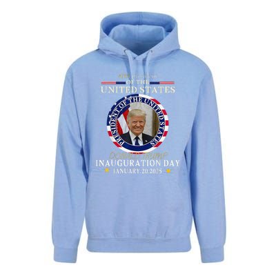 President Donald Trump Inauguration Day 2025 Unisex Surf Hoodie