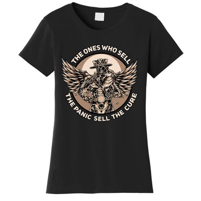 Plague Doctor The Ones Who Sell The Panic Sell The Cure Women's T-Shirt