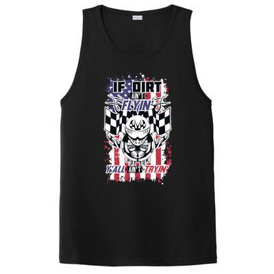 Patriotic Dirt Track Motocross & Stock Car Racing PosiCharge Competitor Tank