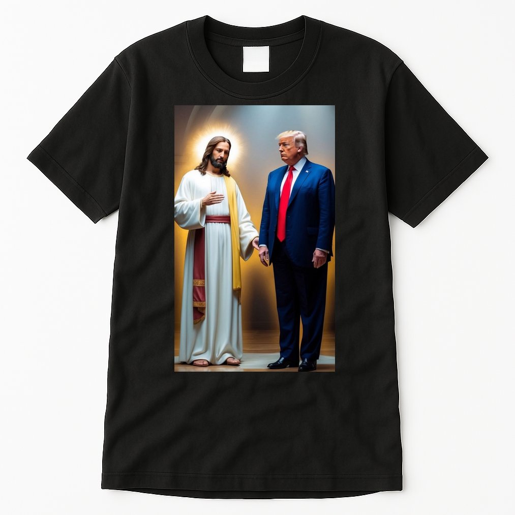 Pro Donald Trump Jesus Christianity Tall T-Shirt