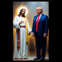 Pro Donald Trump Jesus Christianity Tall T-Shirt