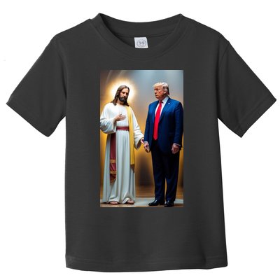 Pro Donald Trump Jesus Christianity Toddler T-Shirt