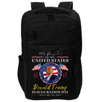 President Donald Trump Inauguration Day 2025 47th Usa Flag Impact Tech Backpack