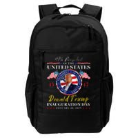 President Donald Trump Inauguration Day 2025 47th Usa Flag Daily Commute Backpack