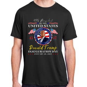 President Donald Trump Inauguration Day 2025 47th Usa Flag Adult ChromaSoft Performance T-Shirt