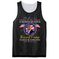 President Donald Trump Inauguration Day 2025 47th Usa Flag Mesh Reversible Basketball Jersey Tank