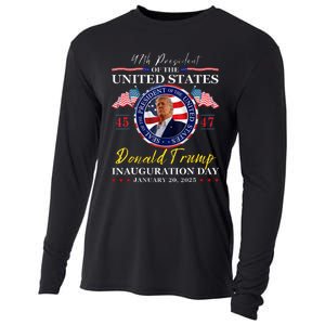 President Donald Trump Inauguration Day 2025 47th Usa Flag Cooling Performance Long Sleeve Crew