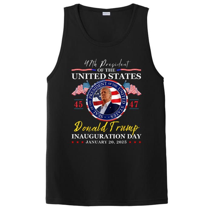 President Donald Trump Inauguration Day 2025 47th Usa Flag PosiCharge Competitor Tank