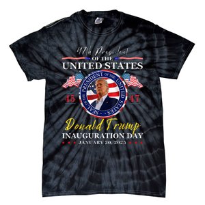 President Donald Trump Inauguration Day 2025 47th Usa Flag Tie-Dye T-Shirt