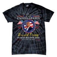 President Donald Trump Inauguration Day 2025 47th Usa Flag Tie-Dye T-Shirt