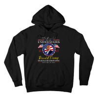 President Donald Trump Inauguration Day 2025 47th Usa Flag Tall Hoodie