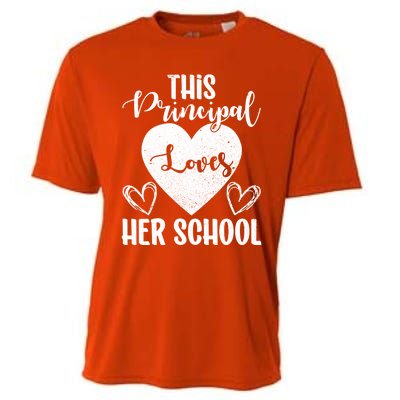 Principals Day This Principal Loves Her School Principal Day Gift Cooling Performance Crew T-Shirt