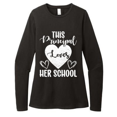 Principals Day This Principal Loves Her School Principal Day Gift Womens CVC Long Sleeve Shirt