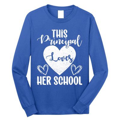 Principals Day This Principal Loves Her School Principal Day Gift Long Sleeve Shirt