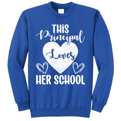 Principals Day This Principal Loves Her School Principal Day Gift Sweatshirt