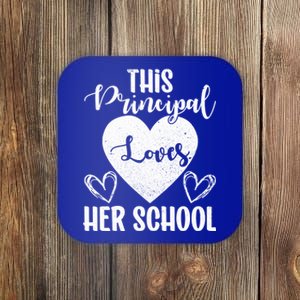 Principals Day This Principal Loves Her School Principal Day Gift Coaster