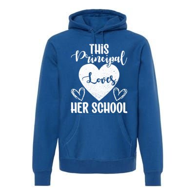 Principals Day This Principal Loves Her School Principal Day Gift Premium Hoodie