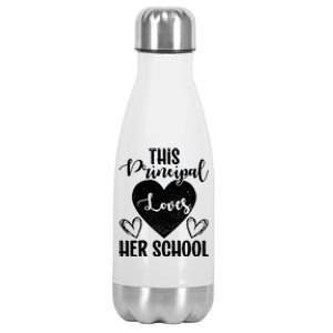 Principals Day This Principal Loves Her School Principal Day Gift Stainless Steel Insulated Water Bottle