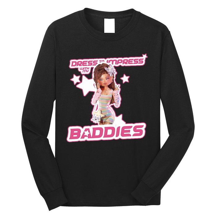 Play Dress To Impress With My Baddies Runway Diva Dti Robux Long Sleeve Shirt