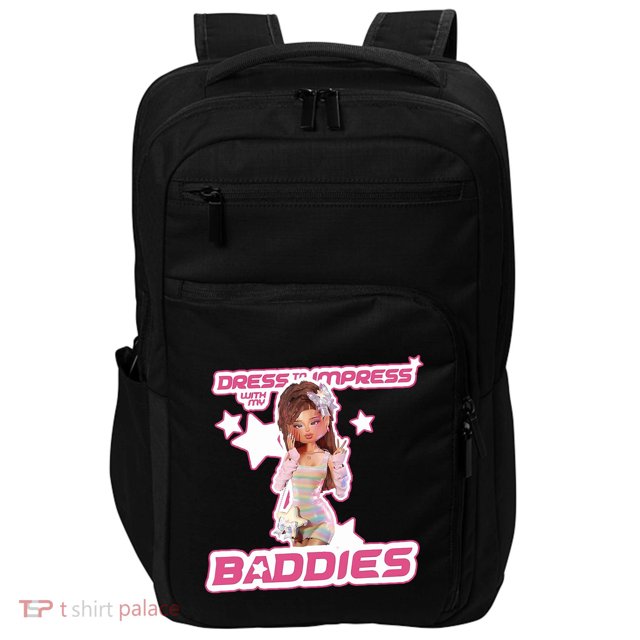 Play Dress To Impress With My Baddies Runway Diva Dti Robux Impact Tech Backpack