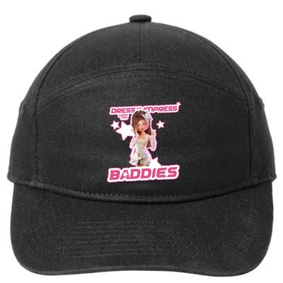 Play Dress To Impress With My Baddies Runway Diva Dti Robux 7-Panel Snapback Hat