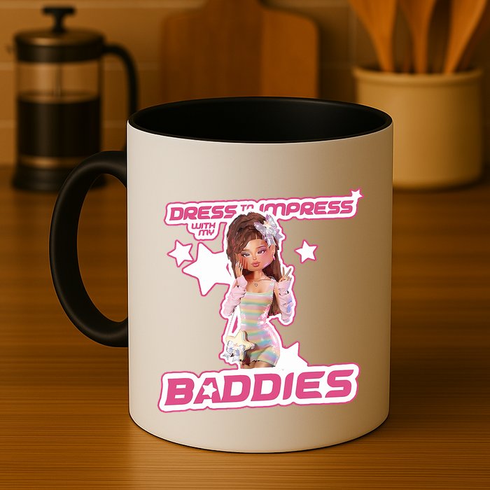 Play Dress To Impress With My Baddies Runway Diva Dti Robux Mug