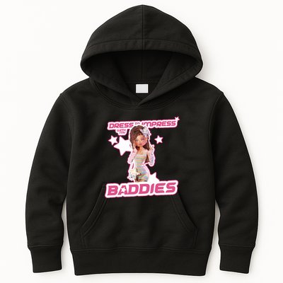 Play Dress To Impress With My Baddies Runway Diva Dti Robux Kids Hoodie