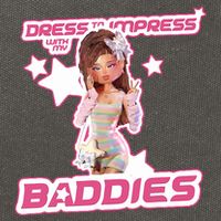 Play Dress To Impress With My Baddies Runway Diva Dti Robux Cotton Canvas Backpack