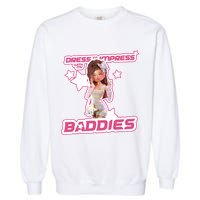 Play Dress To Impress With My Baddies Runway Diva Dti Robux Garment-Dyed Sweatshirt