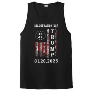 President Donald Trump Inauguration Day 2025 47th Usa Flag PosiCharge Competitor Tank