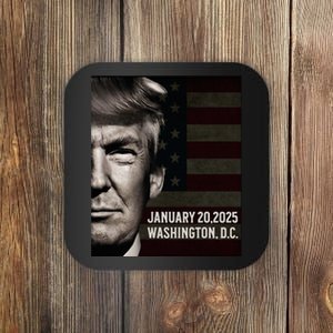 President Donald Trump 2025 Inauguration Date Commemorative Coaster