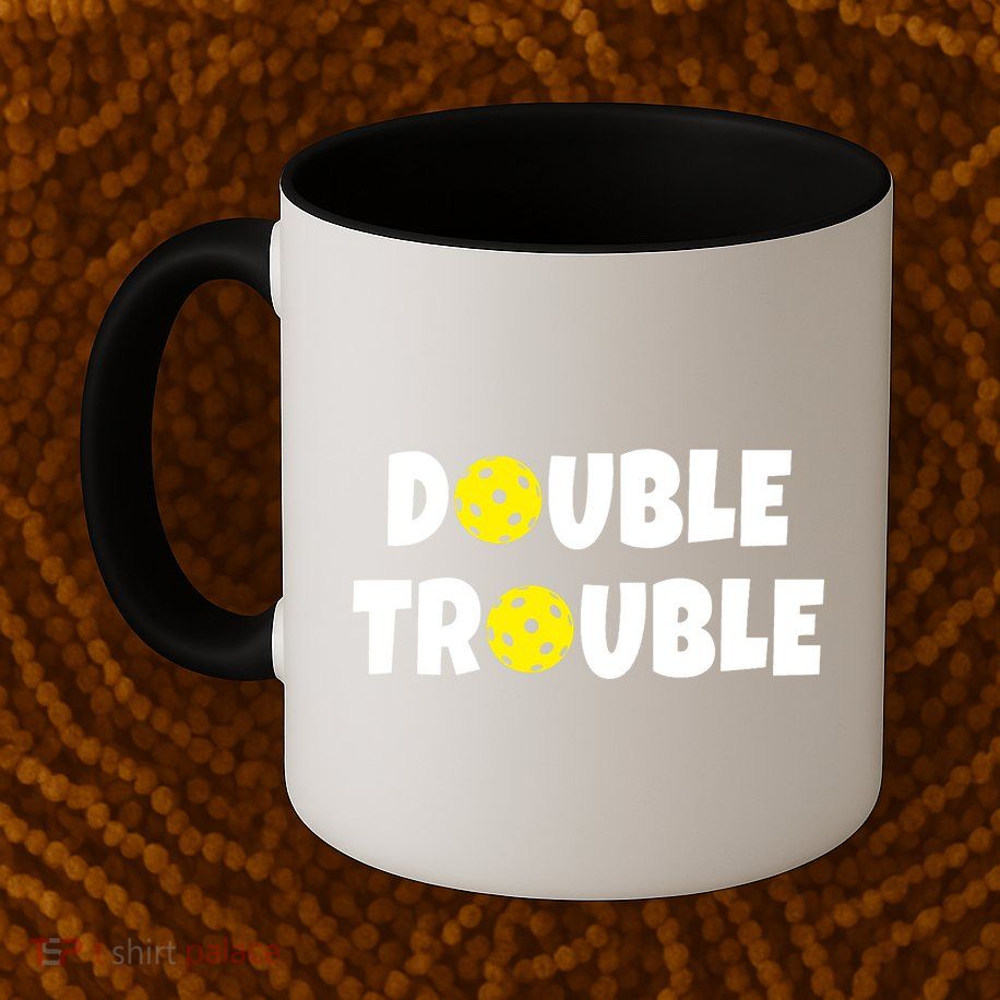 Pickleball Double Trouble Team Mug