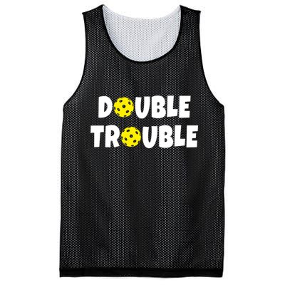 Pickleball Double Trouble Team Mesh Reversible Basketball Jersey Tank