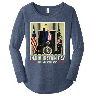 President Donald Trump Inauguration Day 2025 Memorabilia Women's Perfect Tri Tunic Long Sleeve Shirt