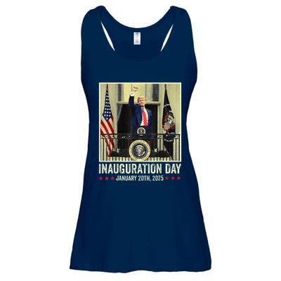 President Donald Trump Inauguration Day 2025 Memorabilia Ladies Essential Flowy Tank