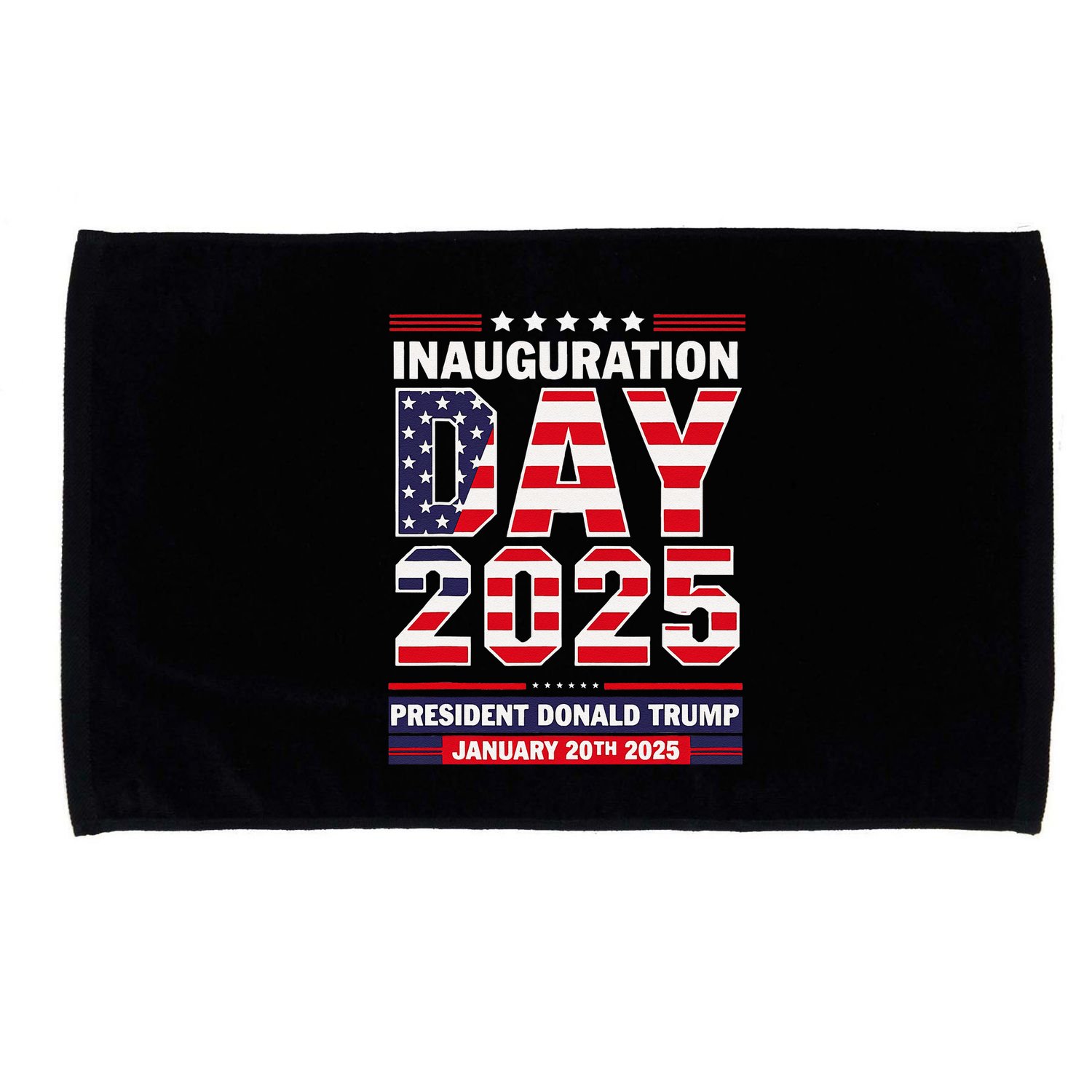 Patriotic Donald Trump Inauguration Day 2025 Usa Flag Design Microfiber Hand Towel