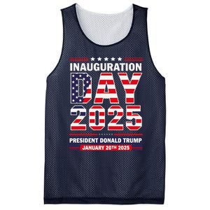 Patriotic Donald Trump Inauguration Day 2025 Usa Flag Design Mesh Reversible Basketball Jersey Tank