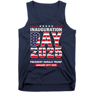 Patriotic Donald Trump Inauguration Day 2025 Usa Flag Design Tank Top