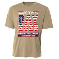 Patriotic Donald Trump Inauguration Day 2025 Usa Flag Design Cooling Performance Crew T-Shirt