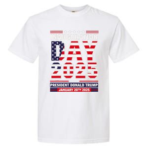 Patriotic Donald Trump Inauguration Day 2025 Usa Flag Design Garment-Dyed Heavyweight T-Shirt