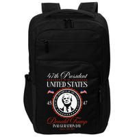 President Donald Trump Inauguration 2025 Memorabilia Blue Impact Tech Backpack