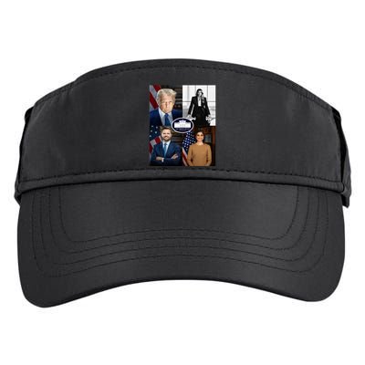 President Donald Trump White House Administration Portraits 2025 Adult Drive Performance Visor