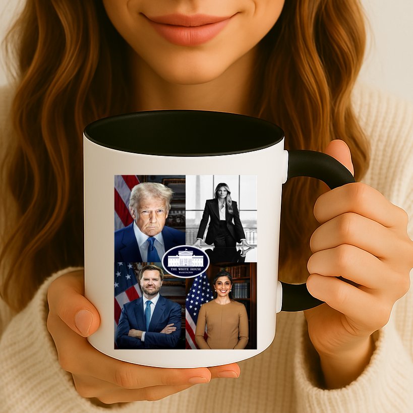President Donald Trump White House Administration Portraits 2025 Mug