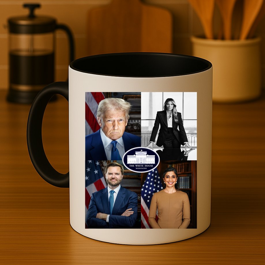 President Donald Trump White House Administration Portraits 2025 Mug